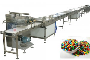 Línea de producción de granos de chocolate de pequeña capacidad