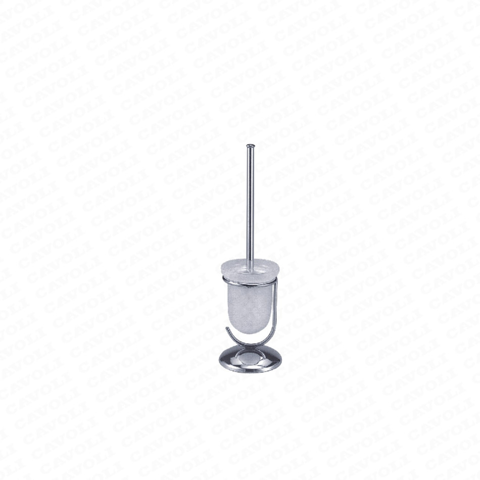 1290C-Factory made Polished Stainless Steel Toilet Brush with Holder and Canister Stand Featured Image