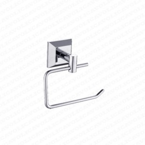 61800-Bathroom Accessories Zinc Hanging Double Hook Bathroom Towel Robe Hook Chrome