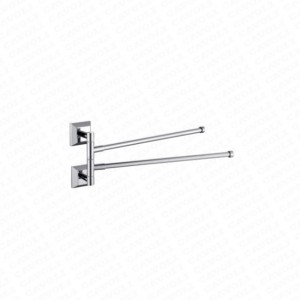 61814-Modern hotel bathroom accessories commercial stainless steel 2/3 rods free standing foldable hang towel rack