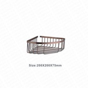 BK3803-High quality 304 Stainless Steel Commercial Bathroom Accessory Anti-rust Metal Basket Shower Caddy