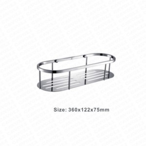 BK669-Modern Acceptable Brass Shower Caddy Shower Basket for Bathroom