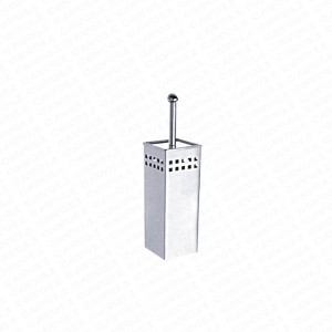 R016-stainless steel Bathroom Accessories Standing Silver Toilet Brush
