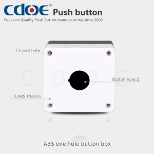 Abs Waterproof Push Switch Emergency Button Box Mana 22mm