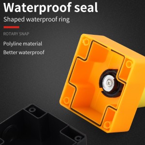 Smachd bogsa putan putain èiginneach Abs Waterproof Switch 22mm