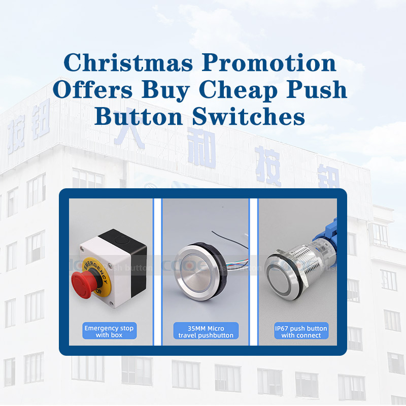 Christmas Promotion Offers Keapje Cheap Push Button Switches