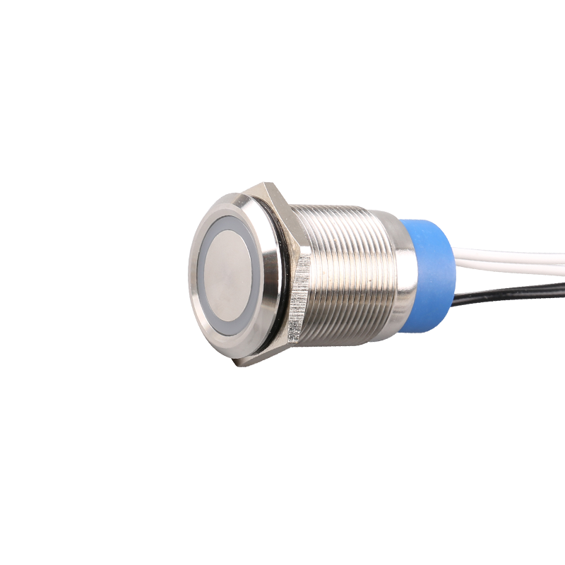 22 mm montážny otvor kruhový LED elektrický spínač 10a kovové tlačidlo Odporúčaný obrázok