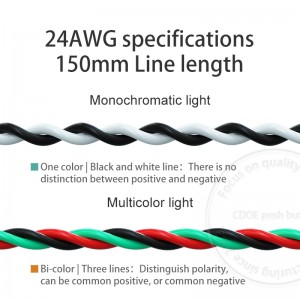 Stainless Steel Green Led Illumination 25mm Lampa Signal Bi Wire
