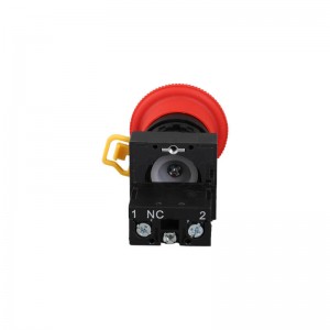 IP65 Emergency stop button 22mm one normally open switch lay5