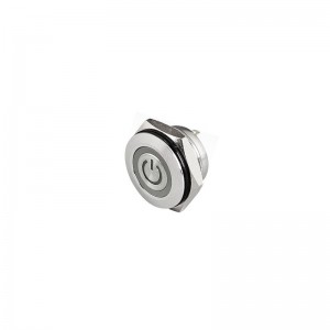 micro 12v schakelaar mini waterdicht aan uit led ring verlichte power drukknop ip67