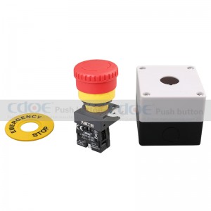 China facturing E stop switch emergency button cover babala ring accessories produkto