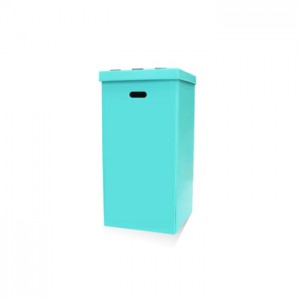 pp stackable bin Light Weight pp corrugated plastic foldable storage box Para sa Basura