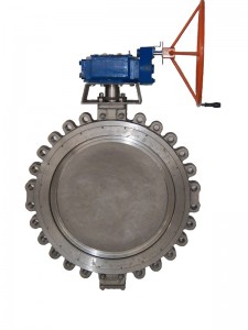 BUV-1102 LUG TYPE DOUBLE ECCENTRIC HIGH PERFORMANCE BUTTERFLY VALVE