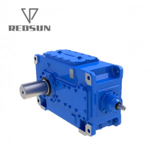 Custom transmission H B series rigid tooth fland electric motor speed reducer product reduction gearbox