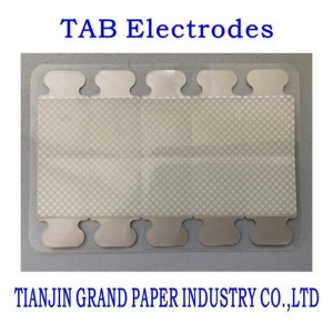 ECG-diagnostische zilveren pre-gegeleerde tab-elektroden