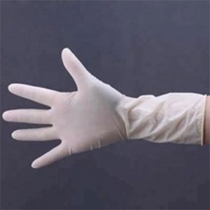 ถุงมือยางอนามัยแบบมือยาวปลอดเชื้อ