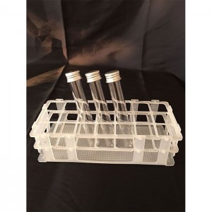 פלסטיק למחזיק 21 צינורות לבית חולים