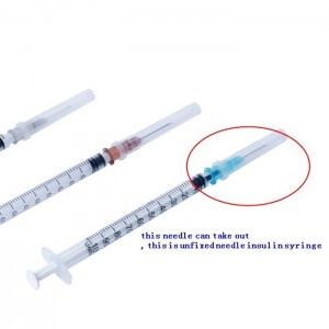 Daim Ntawv Pov Thawj Insulin Syringe Needles