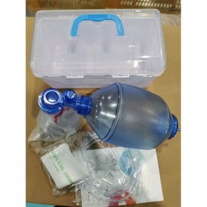 Kit di primi soccorsi per rianimatore manuale, per uso medico, sacchetto ambu di ossigeno