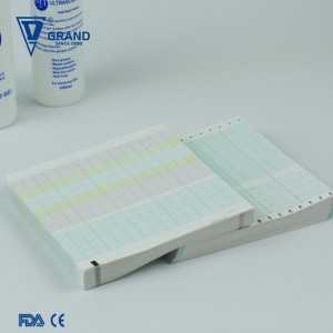 Papel de monitor fetal y papel de registro médico para máquina Toitu CTG