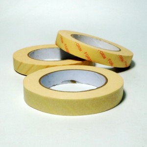 クレープ紙の包装のための使い捨て可能な医学のオートクレーブの蒸気滅菌インジケーター テープ