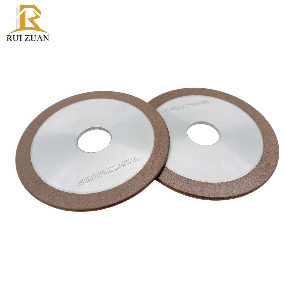 Resin Bond 1F1 deimantinis CBN šlifavimo diskas, skirtas medžio apdirbimo grandininio pjūklo dantims