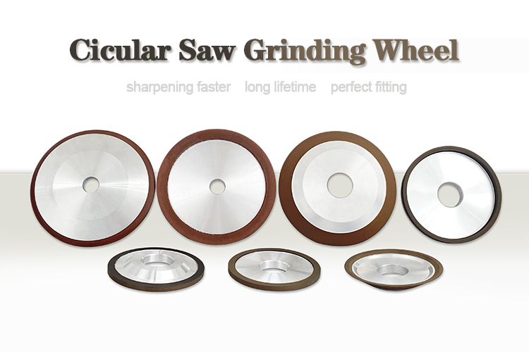 Sharpening Circular Saw Blade Grinding with Resin Bonded Diamond Grinding Wheels
