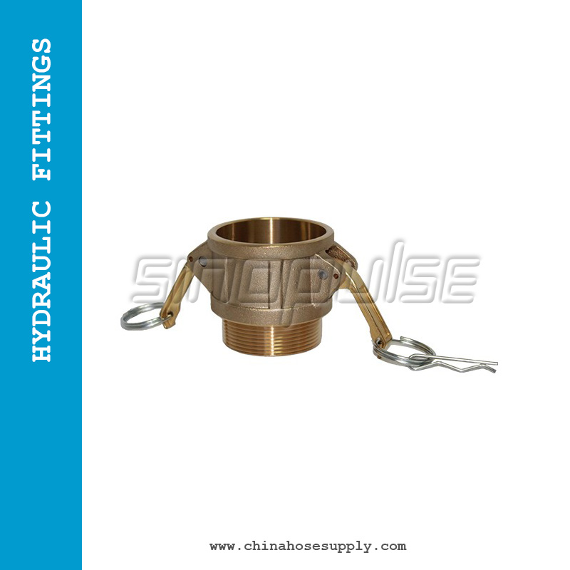 Brass Camlock Coupling Type B female camlock end and a male pipe thread(NPT & BSPT)
