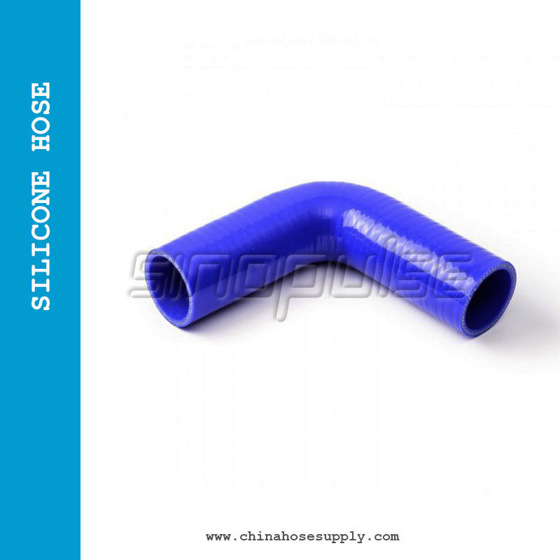 Elastyczny wysokociśnieniowy silikonowy wąż kolankowy 90 stopni SAEJ20