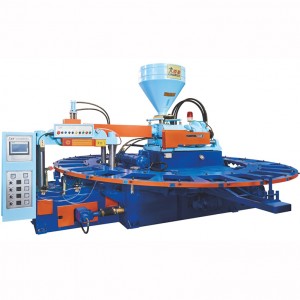 Full Automatic one color pvc air blowing sole slipper shoes machine