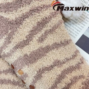 Women's Wanter Super Warm gemittlech Slippersocken mat Zebrastreifmuster