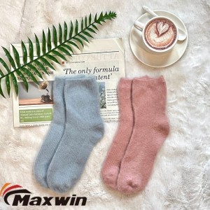 Kadın's Sonbahar / Kış Düz Renk Tek Renk Yumuşak Sıcak tutan Çoraplar