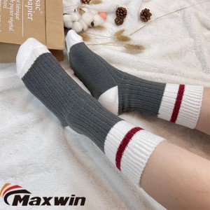 Damen Microfiber Stiwwel Socken Moud Soft Cozy Socken