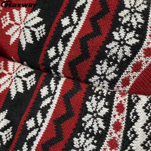 Dames knus winter dubbellaag kajuit sokkies met sneeuvlokkie patroon