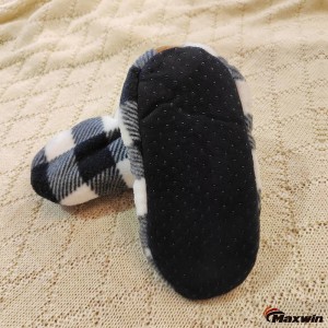 Vana Anti-kutsvedza Bhutsu vane Check Pattern Floor Sherpa Socks