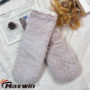 Kadın kış kalınlaşmış uyku kapalı kaymaz yumuşak ev çorapları
