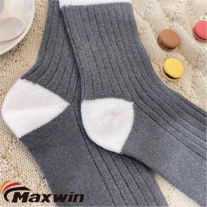 Ladies Microfiber Boot Sock Fashion Soft Cozy Socks