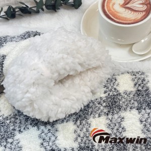 Ladies Winter Super Warm Anti-slip Cozy Microfiber ຮູບແບບງາມ Super ມີຖົງຕີນຕາຂ່າຍໄຟຟ້າ