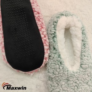 Froulju Winter Non Skid Indoor Slippers Frosted Sherpa