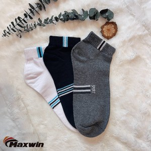 Muške niske pamučne čarape za gležnjeve za muške sportske udobne čarape