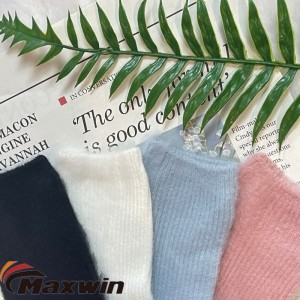 Dámske mäkké teplé ponožky na jeseň / zimu v jednofarebných jednofarebných