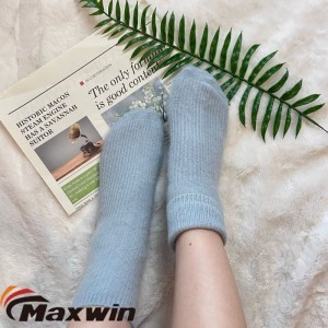 Ženske jesensko-zimske jednobojne jednobojne meke tople čarape