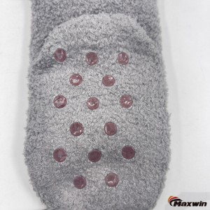 Vaikų gyvūnų kačių dizaino šiltos žiemos pritaikytos neslystančios taškinės jaukios šlepetės kojinės