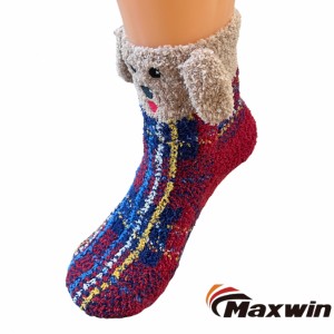 Женски зимски/есенски супер топли пријатни влечки за домашни чорапи од микрофибер