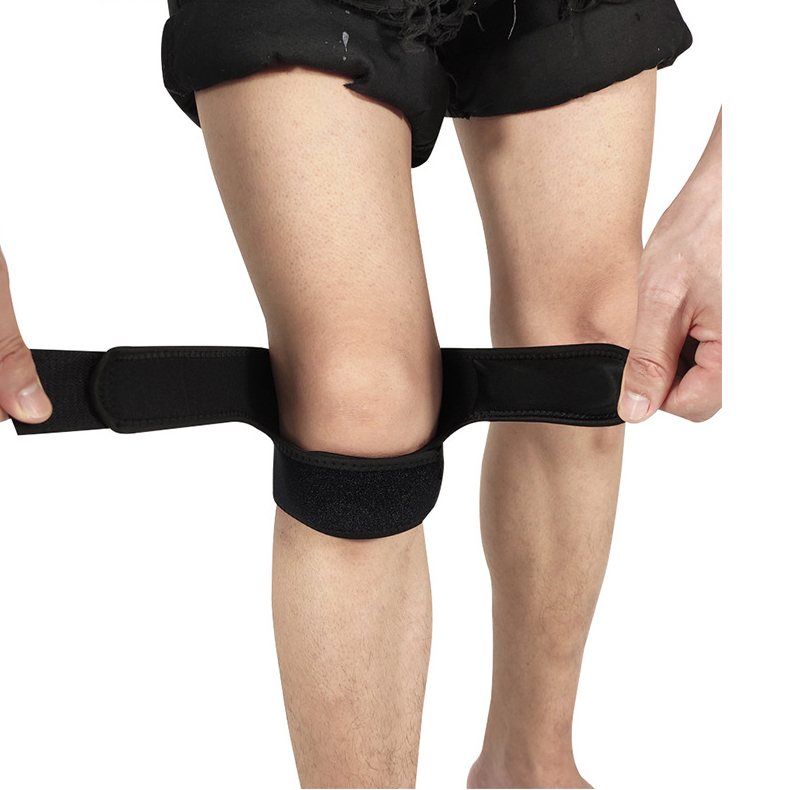 Neoprene double adjustable strap knee strap patella brace belt