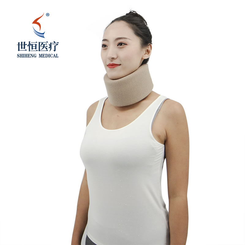 China Factory Neck Brace Orthopedic Soft Foam Cervical Collar Support