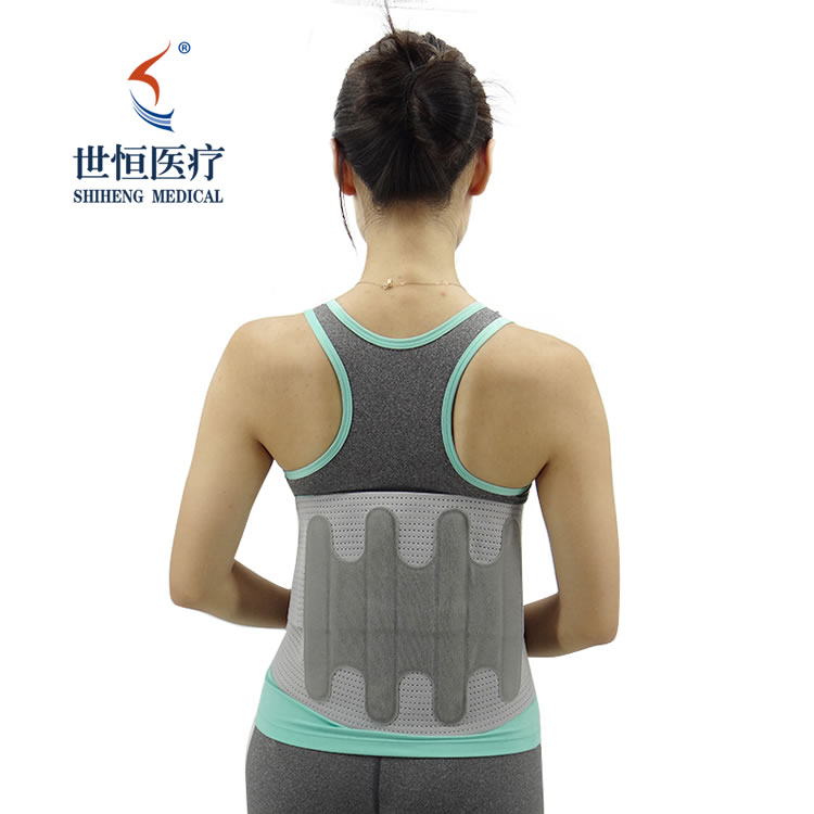 New design waist support brace with three removable pads