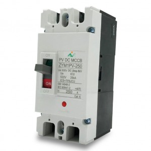ZYM1PV-10-25KA 100-800A 250-1000V 1-4P MCCB DC Moulded Case Circuit Breaker