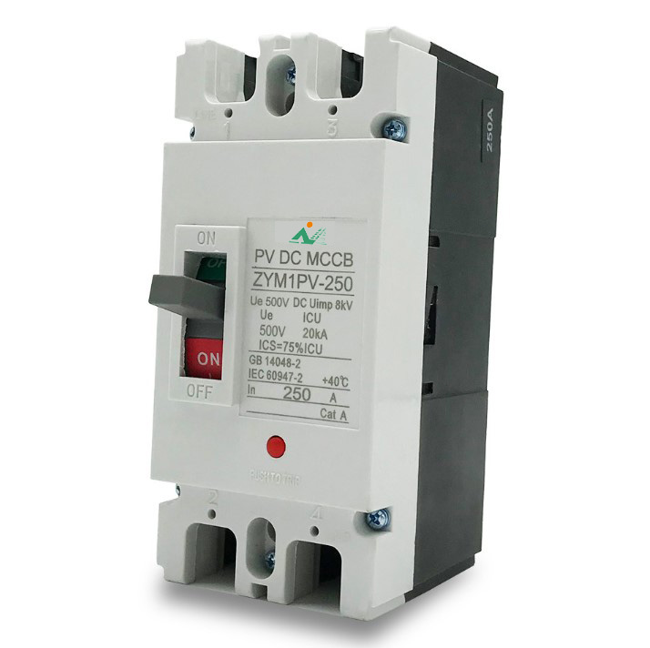 ZYM1PV-10-25KA 100-800A 250-1000V 1-4P MCCB DC Автоматичний вимикач у литому корпусі