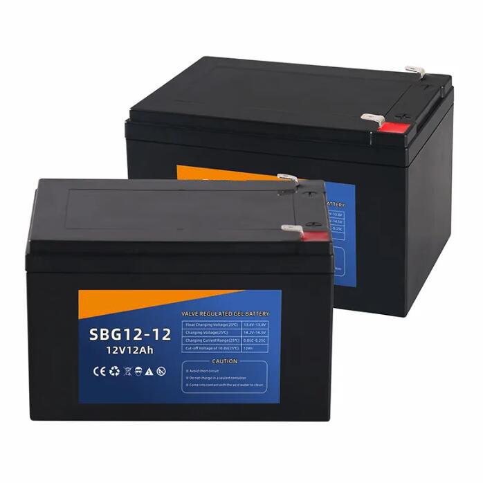 Jualan panas bebas penyelenggaraan SBG-12V 12Ah bateri asid plumbum plat positif Bateri Asid Plumbum Gel